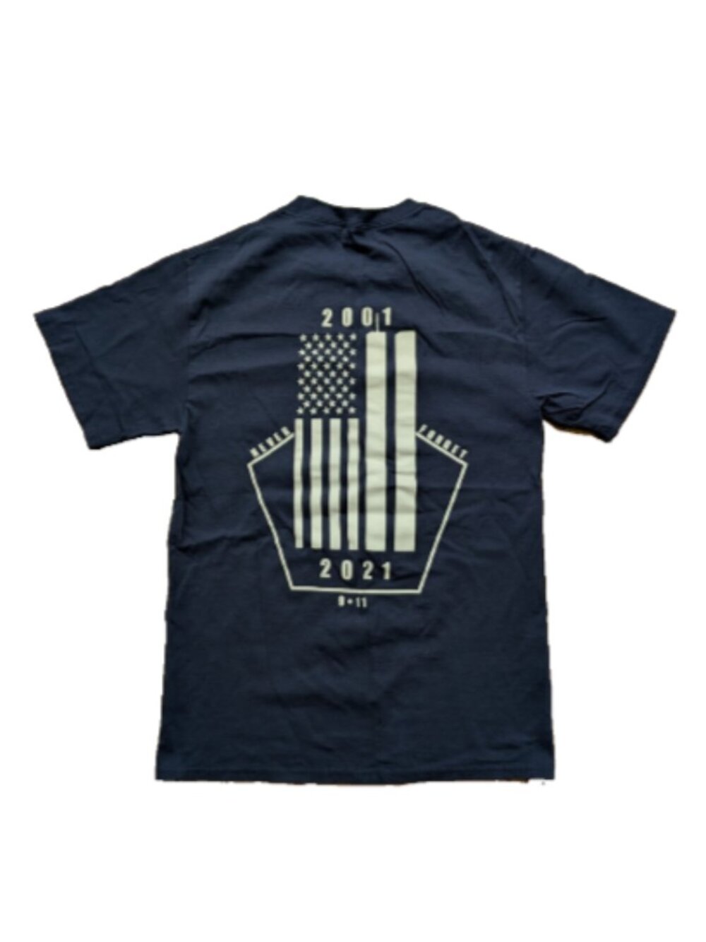 Hanes Shirt Sz S Blue Urban Search Rescue New Jersey 9/11 Memorial Fire Dept